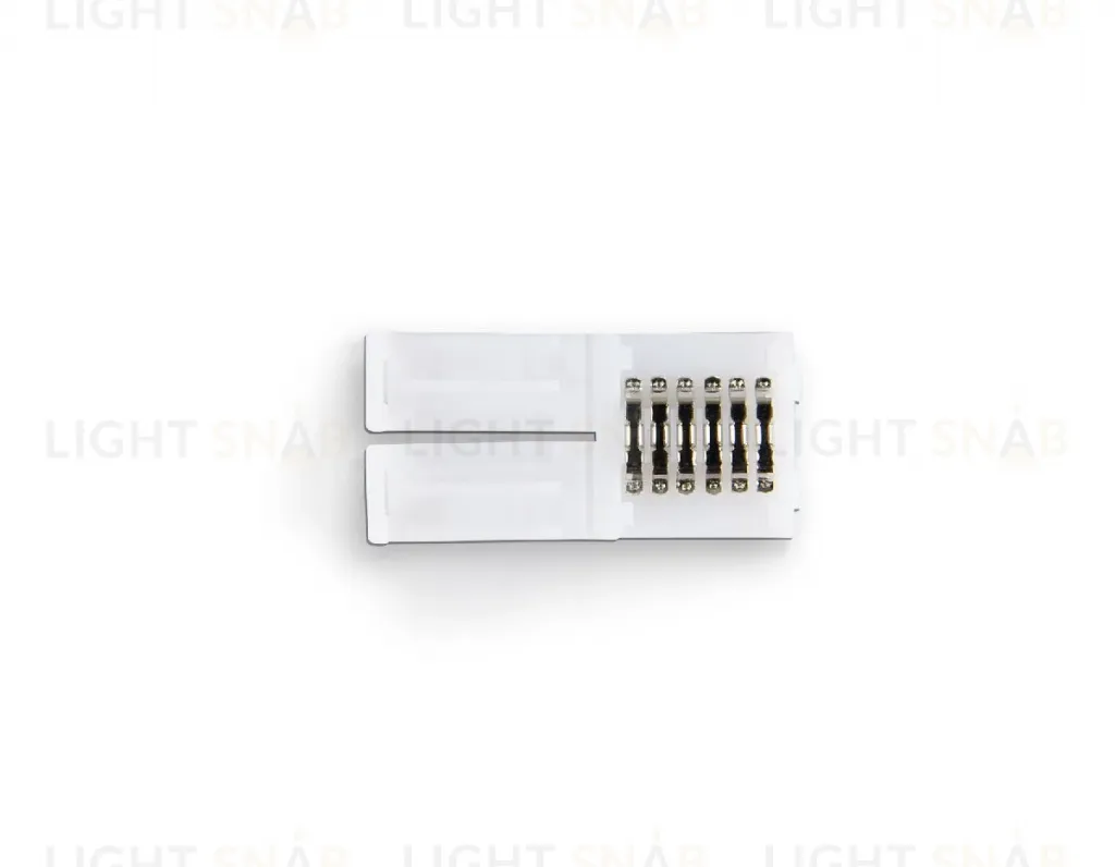 Соединитель прямой для светодиодной ленты Ambrella Light 5050 12/24V (6 конт.) (10шт) GS6301 GS6301