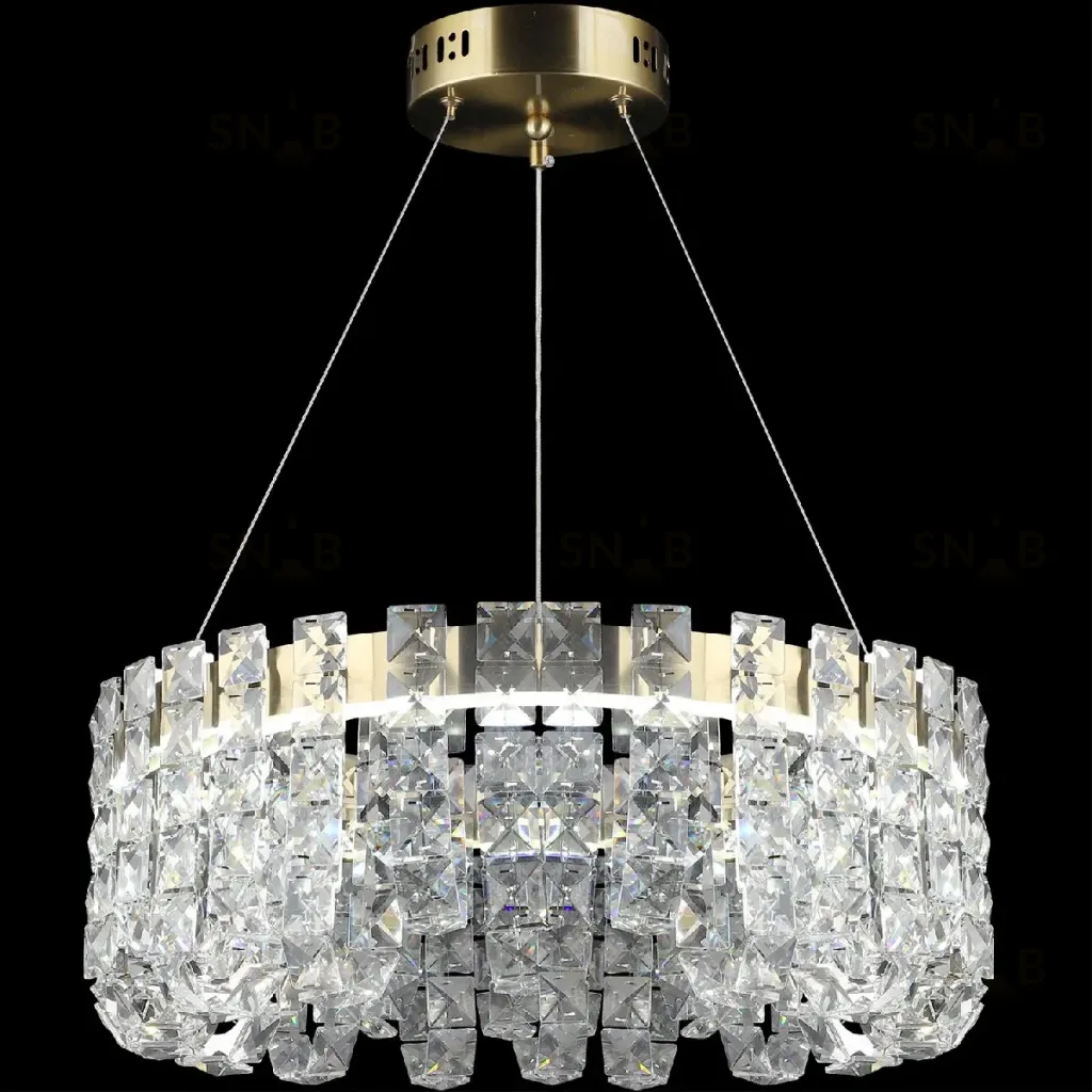 Подвесная люстра Reluce 02601-0.4-104W LED COP+CH 02601-0.4-104W LED COP+CH