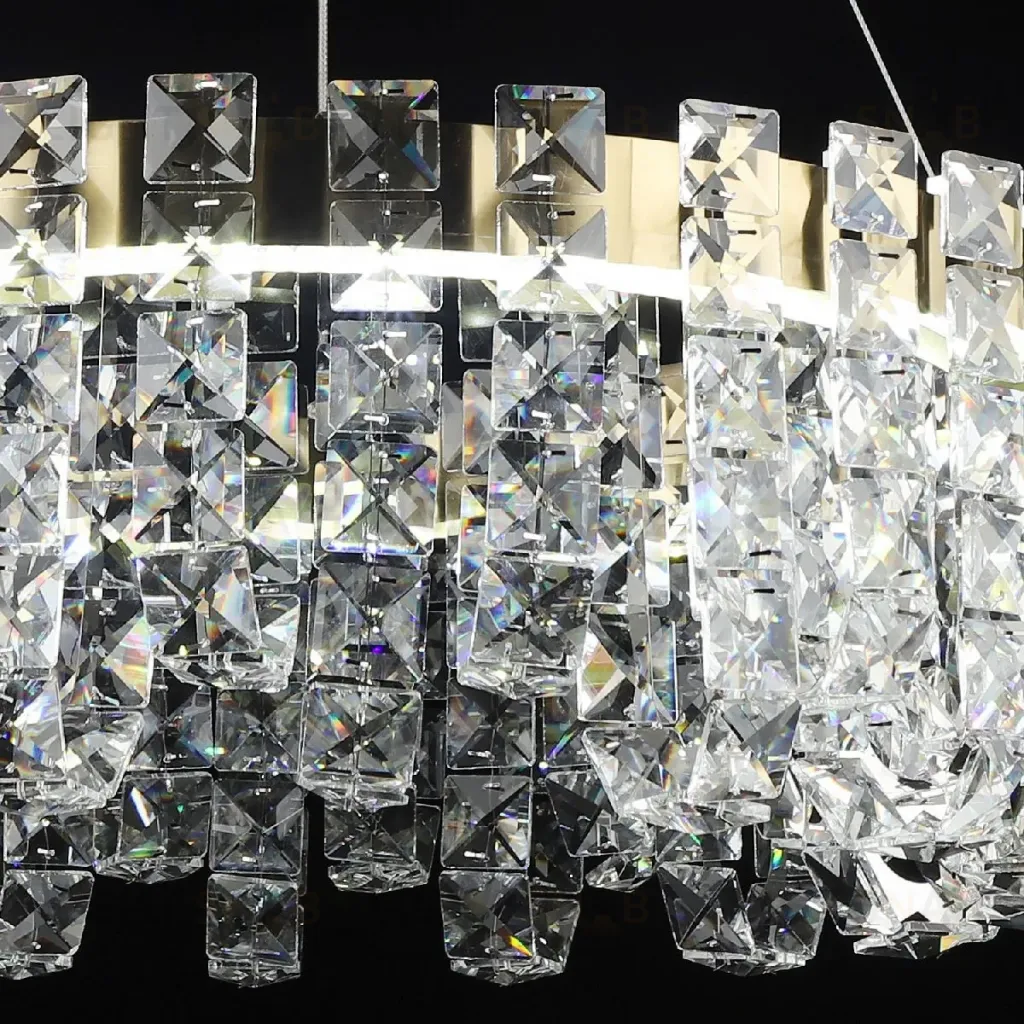Подвесная люстра Reluce 02601-0.4-104W LED COP+CH 02601-0.4-104W LED COP+CH