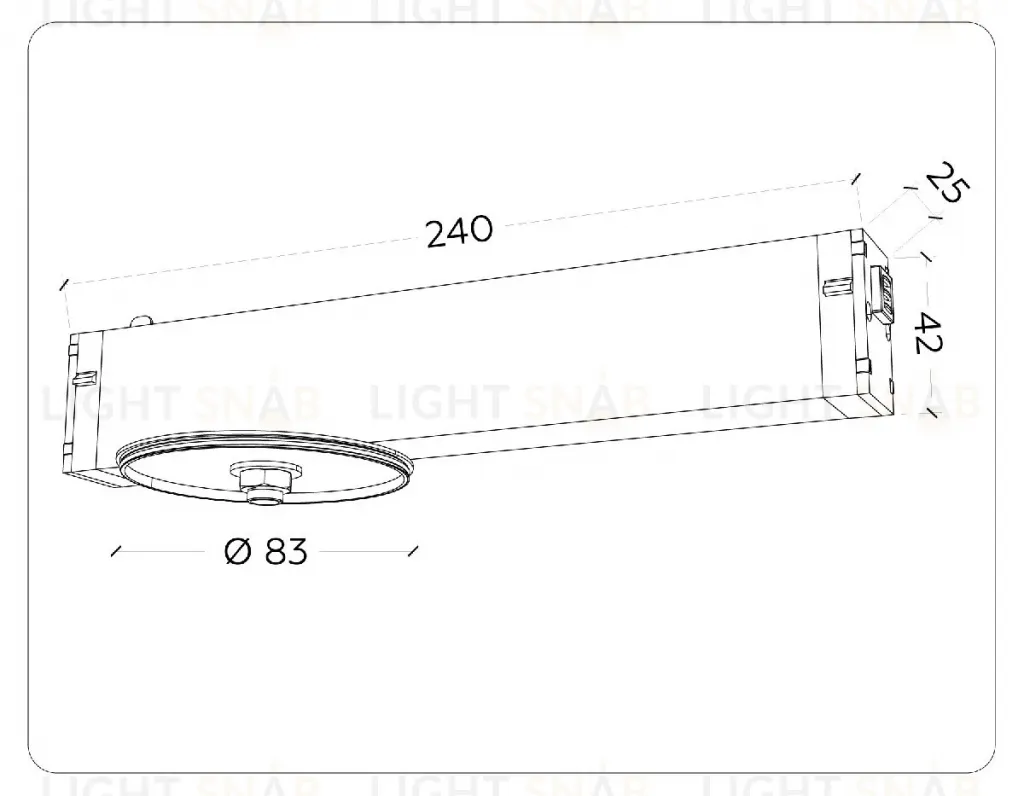 Крепеж для корпуса Ambrella Light DIY Spot A2541 A2541