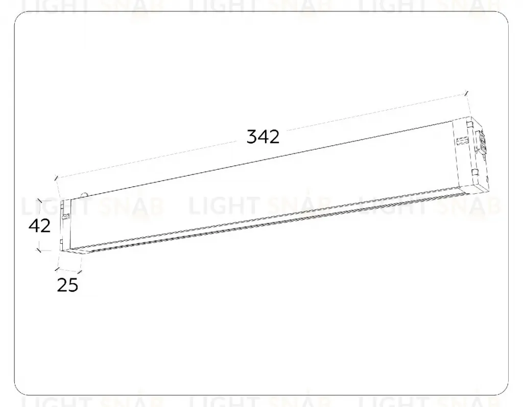 Трековый магнитный светильник Ambrella Light Magnetic 220V GL1271 GL1271