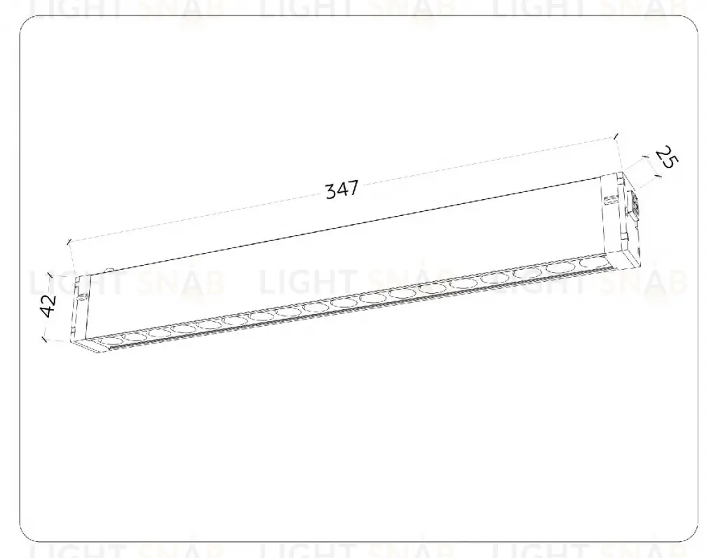 Трековый магнитный светильник Ambrella Light Magnetic 220V GL1312 GL1312