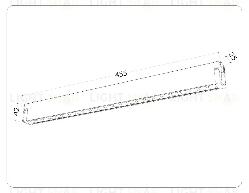 Трековый магнитный светильник Ambrella Light Magnetic 220V GL1314 GL1314