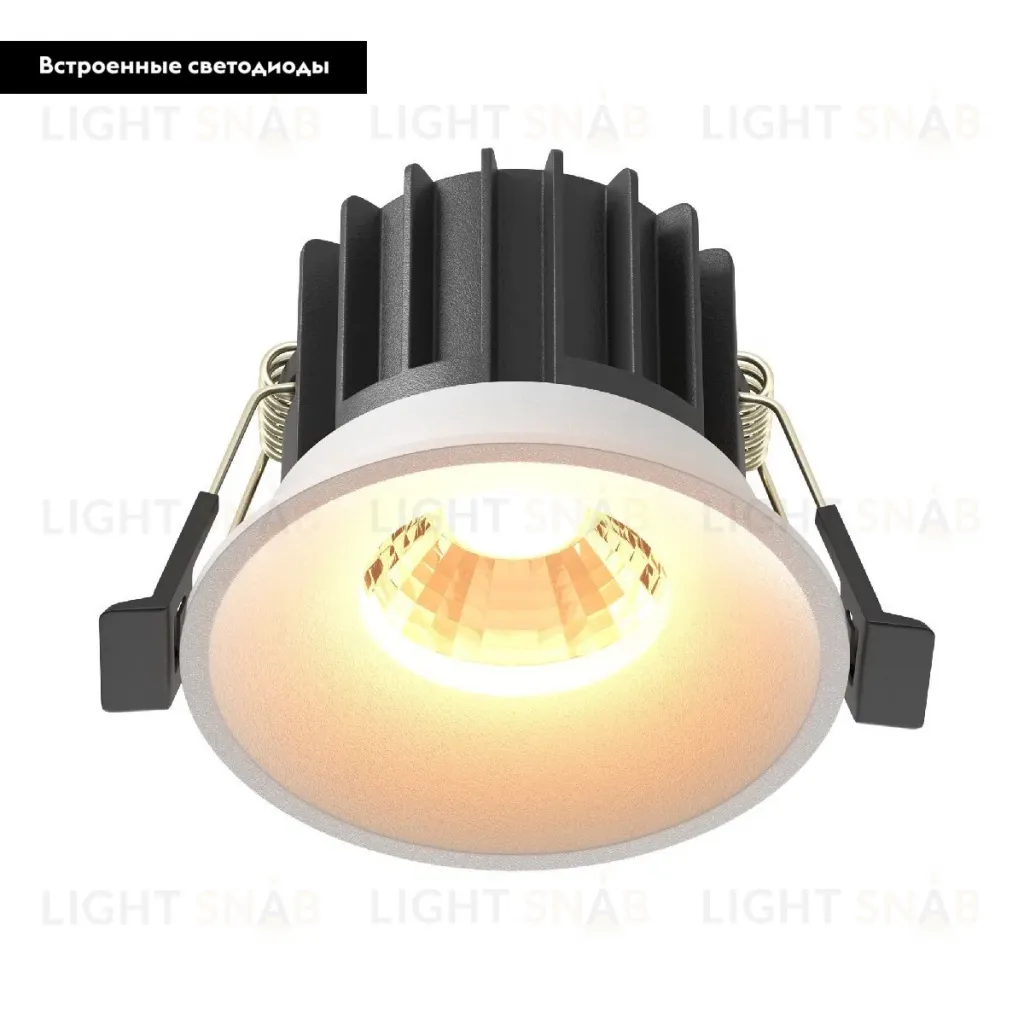 Встраиваемый светильник Maytoni Round DL058-12W2.7K-W DL058-12W2.7K-W