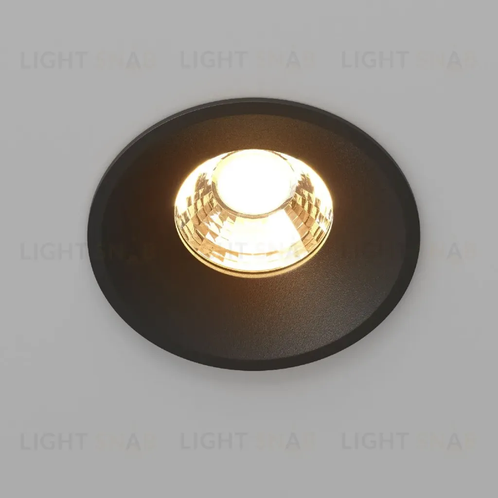 Встраиваемый светильник Maytoni Round DL058-12W2.7K-B DL058-12W2.7K-B