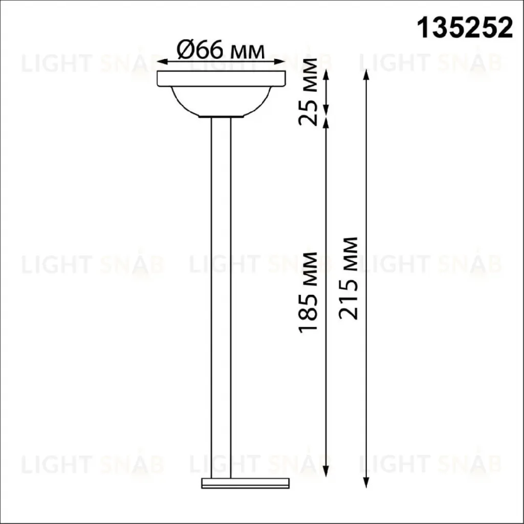 Крепление потолочное Novotech Flum Shino 135252 135252