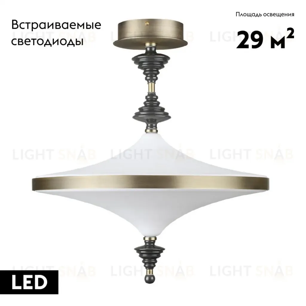 Потолочная люстра Odeon Light Ula L-vision 5404/43CL 5404/43CL