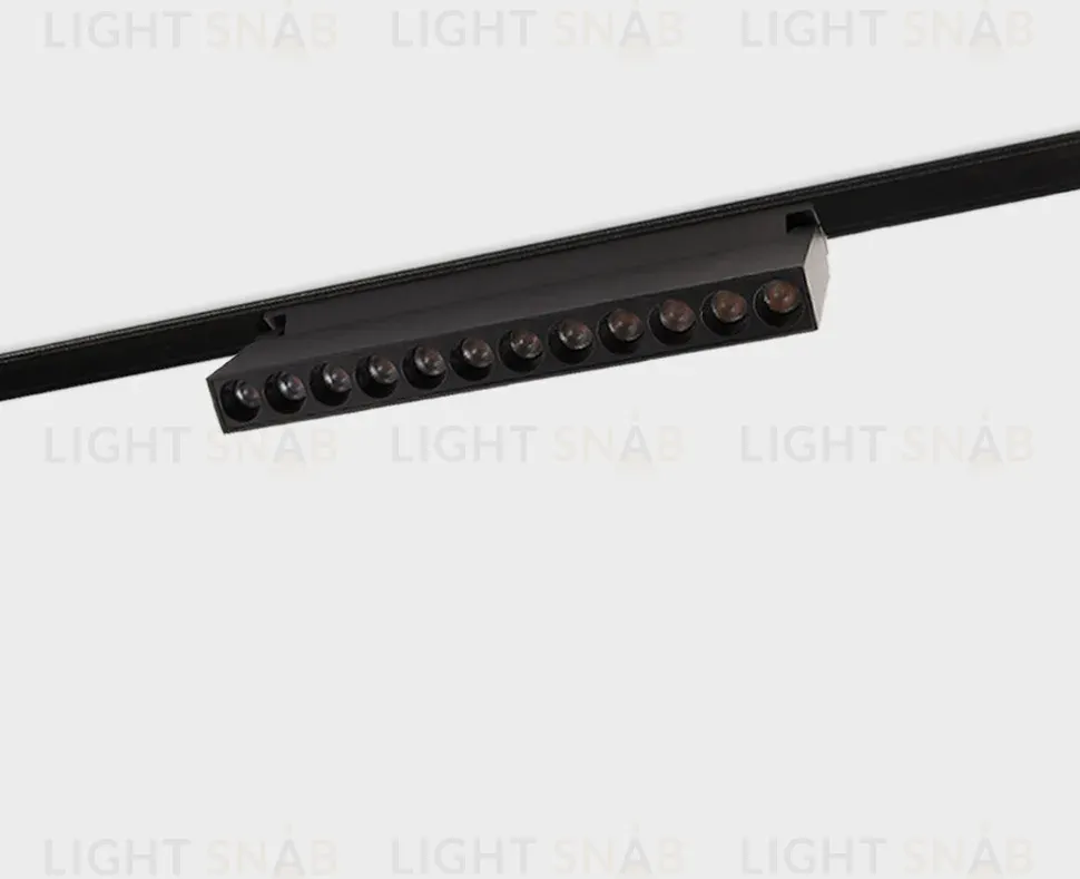 Трековый магнитный светильник Italline Atom IT012-5023 black 3000K IT012-5023 black 3000K