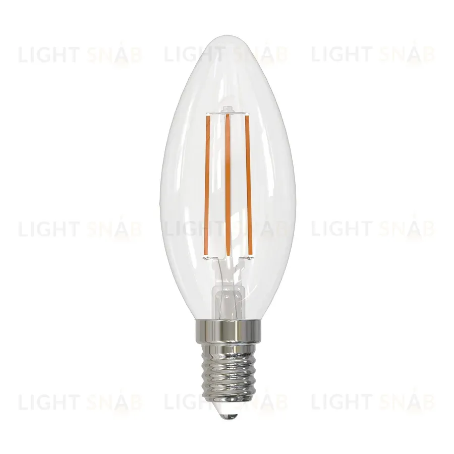 Лампа светодиодная Volpe Optima LED-C35-7W/3000K/E14/CL/SLF UL-00008332 LED-C35-7W/3000K/E14/CL/SLF