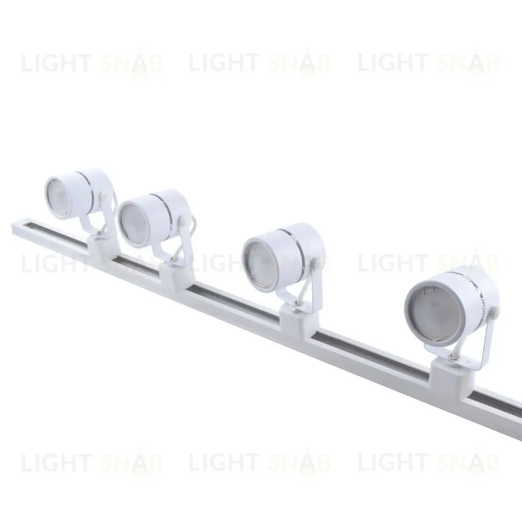 Трековый однофазный светильник (2 шт.) Volpe UBL-Q321 GU10/K WHITE SET41 UL-00010705 UBL-Q321 GU10/K WHITE SET41