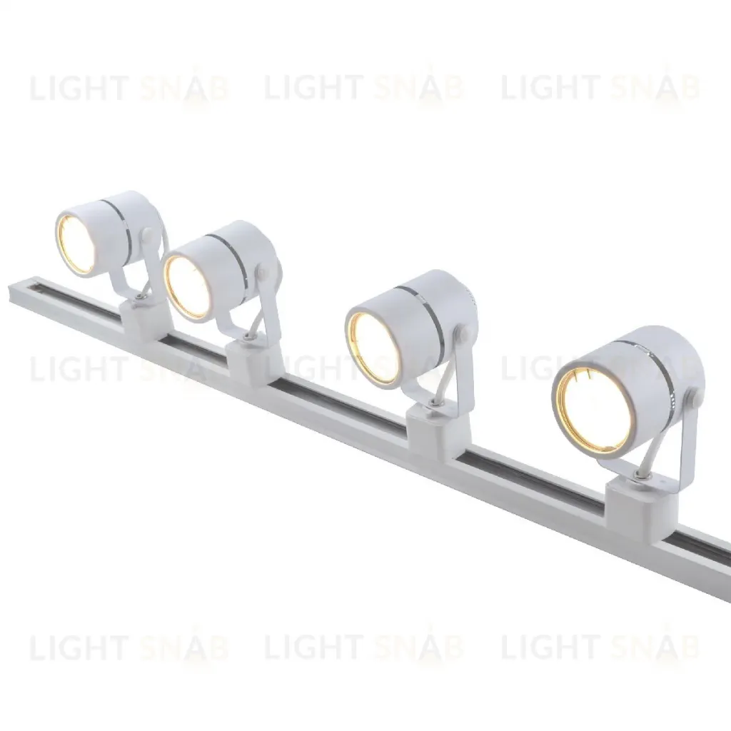 Трековый однофазный светильник (2 шт.) Volpe UBL-Q321 GU10/K WHITE SET41 UL-00010705 UBL-Q321 GU10/K WHITE SET41