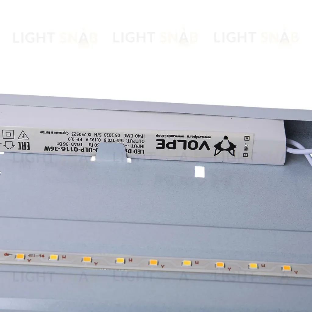 Светодиодная панель Volpe ULP-Q116 6060-36W/4000K+6500K WHITE UL-00011073 ULP-Q116 6060-36W/4000K+6500K WHITE