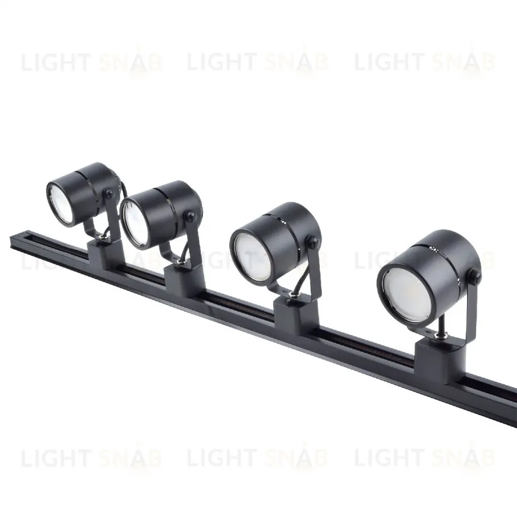 Трековый однофазный светильник (2 шт.) Volpe UBL-Q321 GU10/K BLACK SET41 UL-00010706 UBL-Q321 GU10/K BLACK SET41