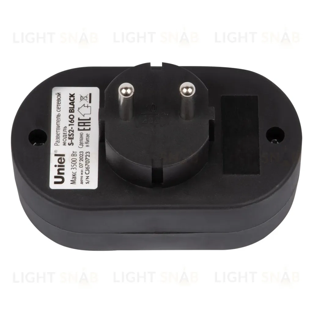 Сетевой разветвитель Uniel S-ES2-16O BLACK UL-00011234 S-ES2-16O BLACK