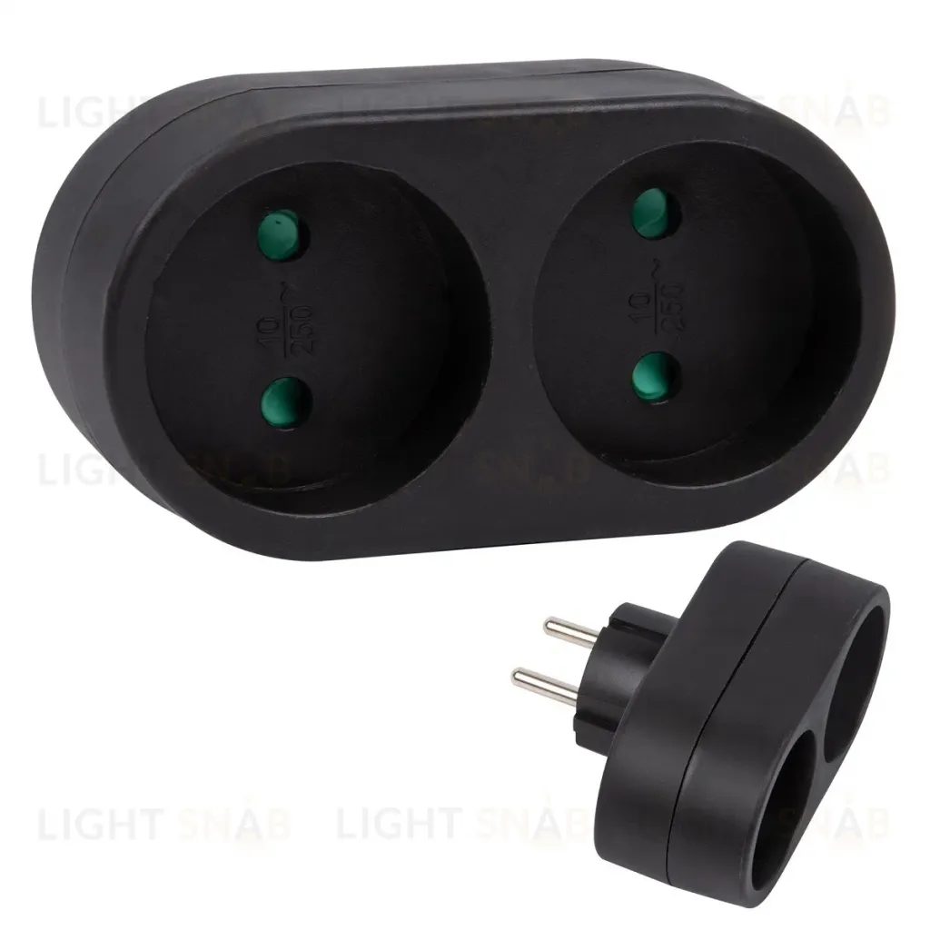 Сетевой разветвитель Uniel S-ES2-16O BLACK UL-00011234 S-ES2-16O BLACK