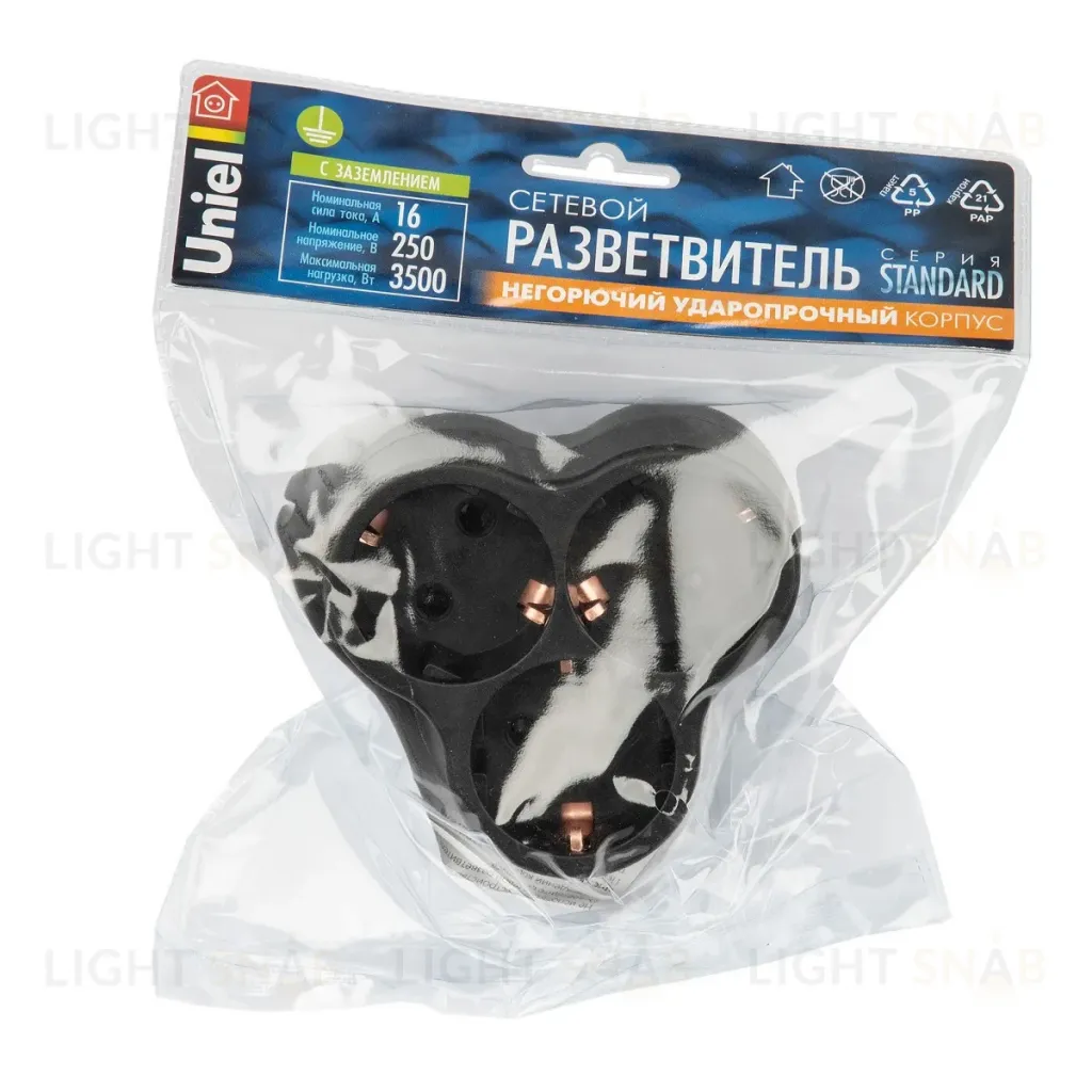 Сетевой разветвитель Uniel S-GES3-16F BLACK UL-00011236 S-GES3-16F BLACK