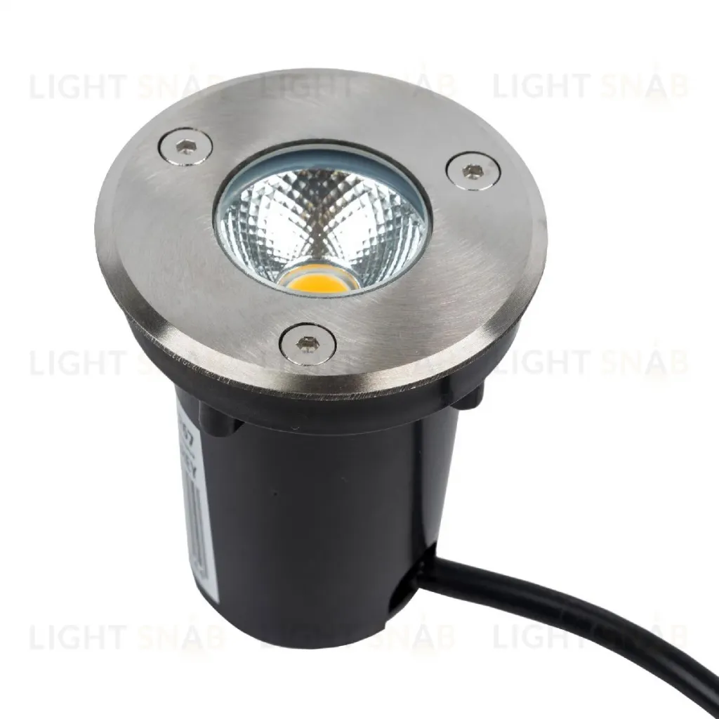 Грунтовый светильник Uniel ULU-B13A-3W/2700K IP67 GREY UL-00012388 ULU-B13A-3W/2700K IP67 GREY