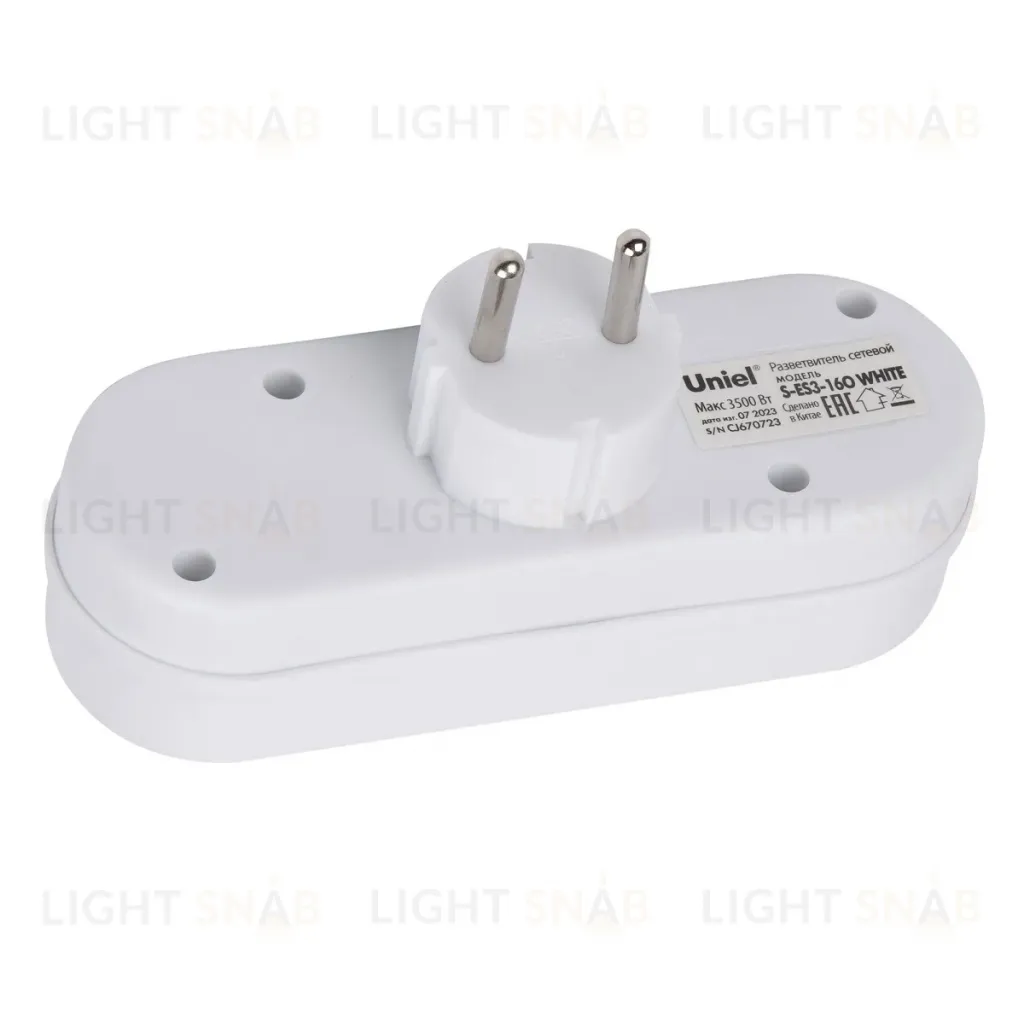 Сетевой разветвитель Uniel S-ES3-16O WHITE UL-00011231 S-ES3-16O WHITE
