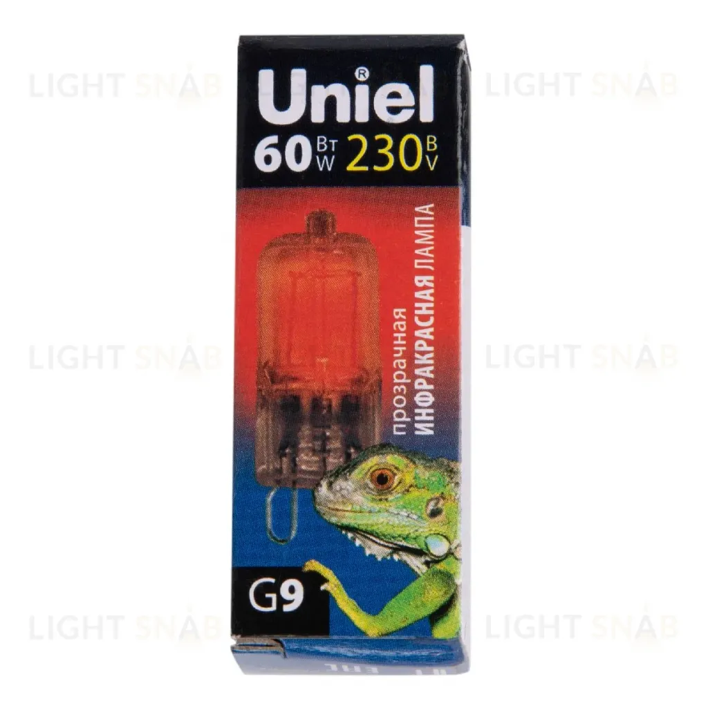 Лампа галогенная инфракрасная Uniel JCD-IR-60/G9 UL-00011416 JCD-IR-60/G9