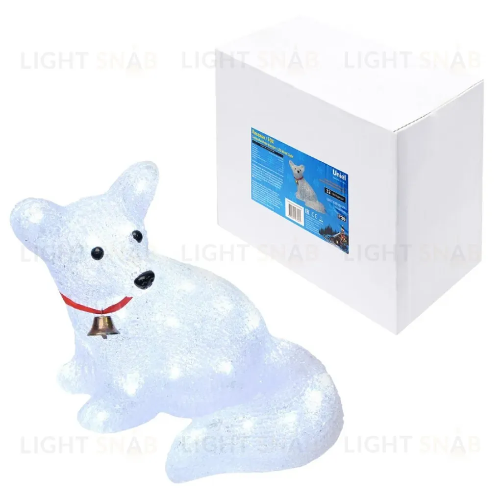 Фигура лисенок Uniel ULD-M3225-032/STA WHITE IP20 FOX 09559 ULD-M3225-032/STA WHITE IP20 FOX
