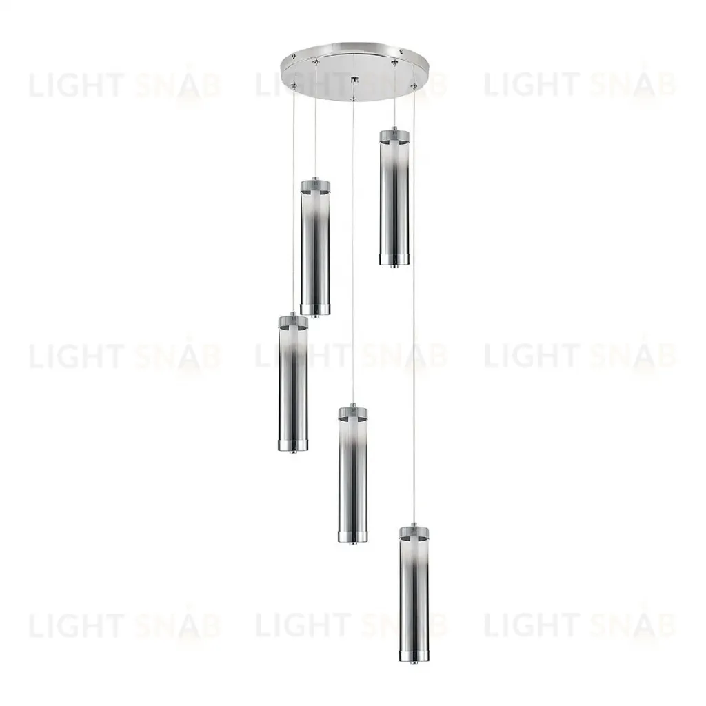 Каскадная люстра Indigo Rilucente 11061/5P Chrome V000147L V000147L