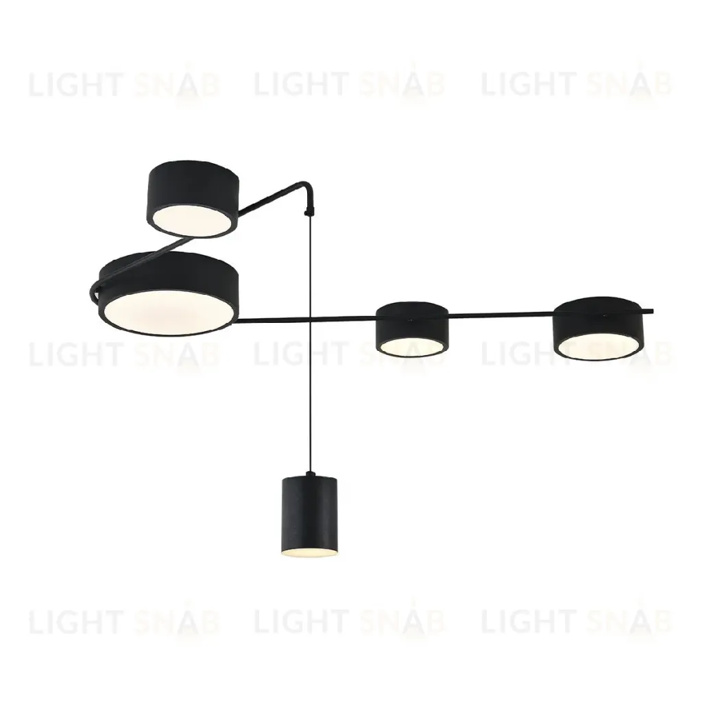 Потолочный светильник Indigo Modulo 14028/5С Black V000161L V000161L