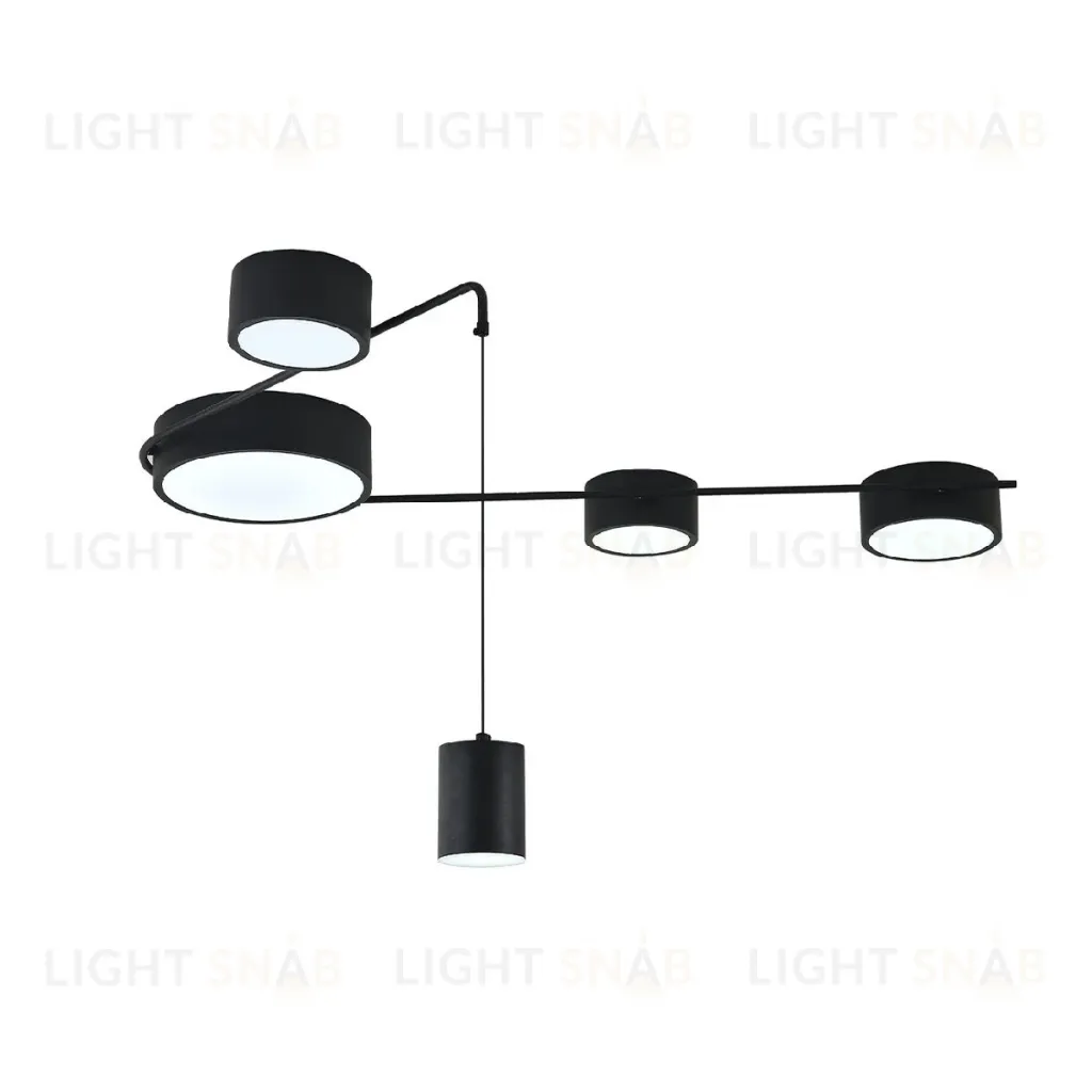 Потолочный светильник Indigo Modulo 14028/5С Black V000161L V000161L
