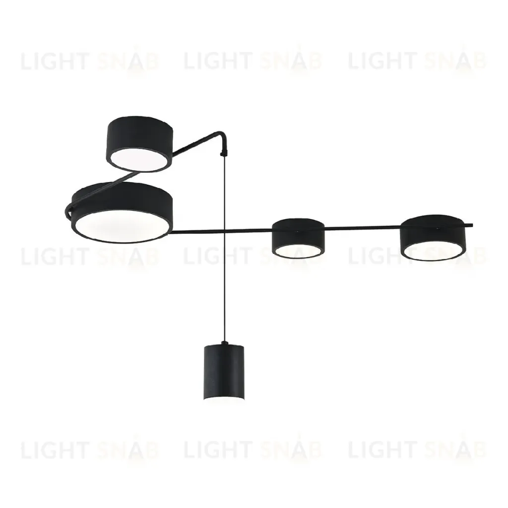 Потолочный светильник Indigo Modulo 14028/5С Black V000161L V000161L