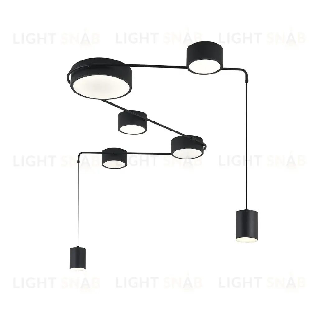 Потолочный светильник Indigo Modulo 14028/7С Black V000160L V000160L