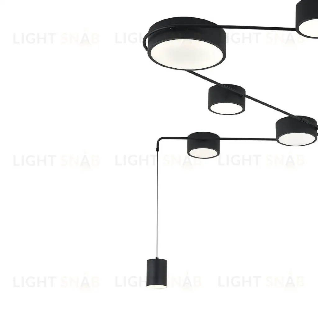 Потолочный светильник Indigo Modulo 14028/7С Black V000160L V000160L
