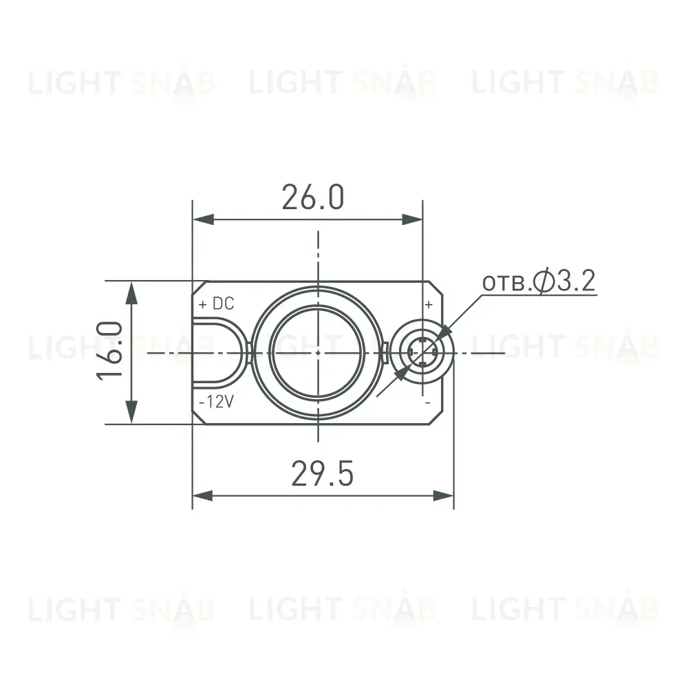 Светодиодный модуль герметичный Arlight ARL-ORION-R05-12V Cool (2835, 1 LED) 026532 026532