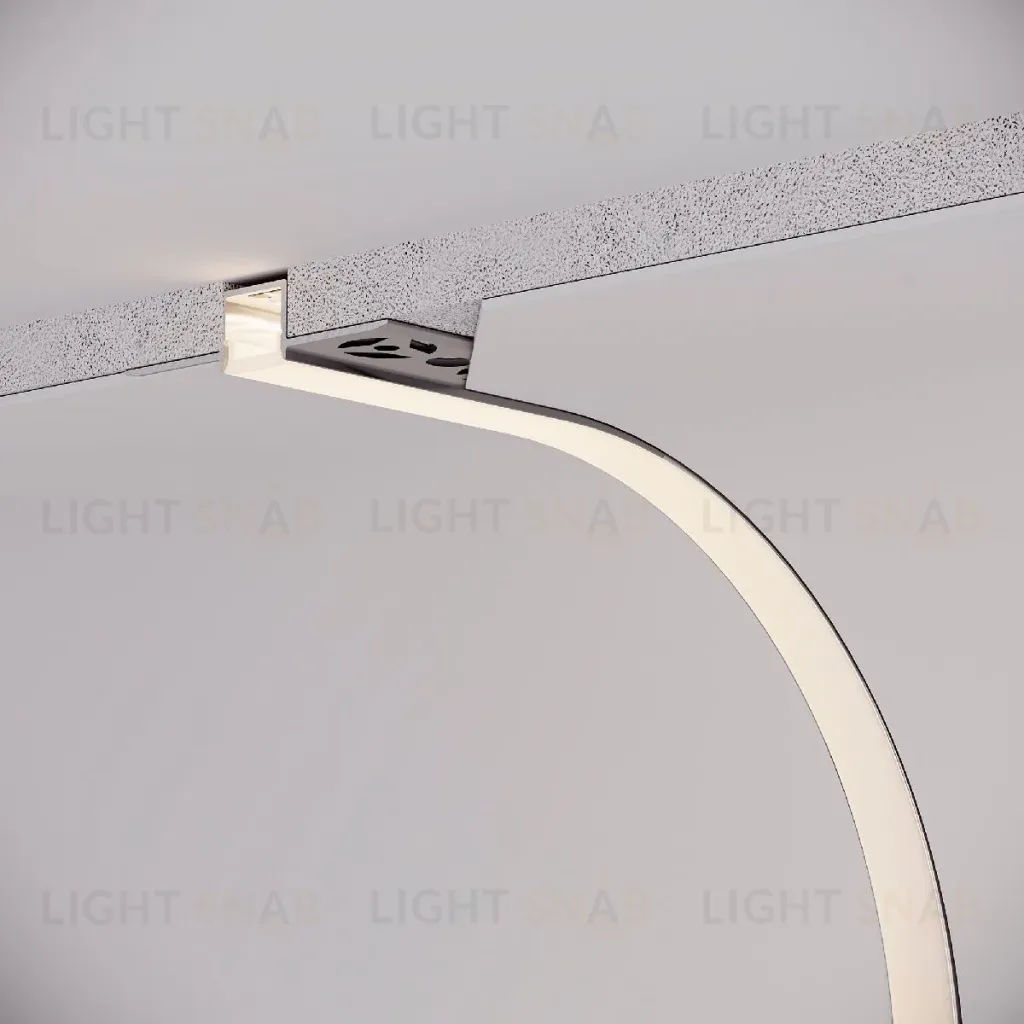 Алюминиевый профиль Arlight FANTOM-BENT-W12-TOP-2000 ANOD 040327(1) 040327(1)