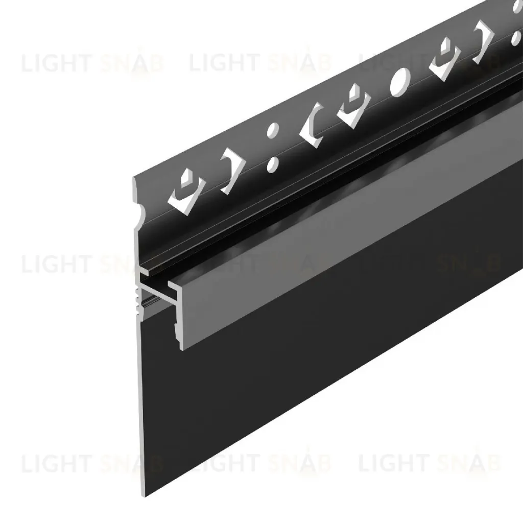 Алюминиевый профиль Arlight ARH-PLINTUS-50-FANTOM-3000 BLACK 052699 052699