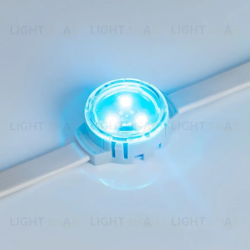 Модуль управляемый Arlight SOLEX-SPI-3535-3-12V RGB 120deg (D30x16mm, 0.75W, IP67) 029240 029240