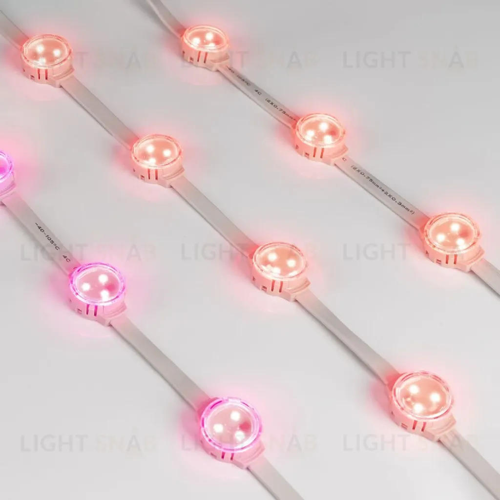 Модуль управляемый Arlight SOLEX-SPI-3535-3-12V RGB 120deg (D30x16mm, 0.75W, IP67) 029240 029240