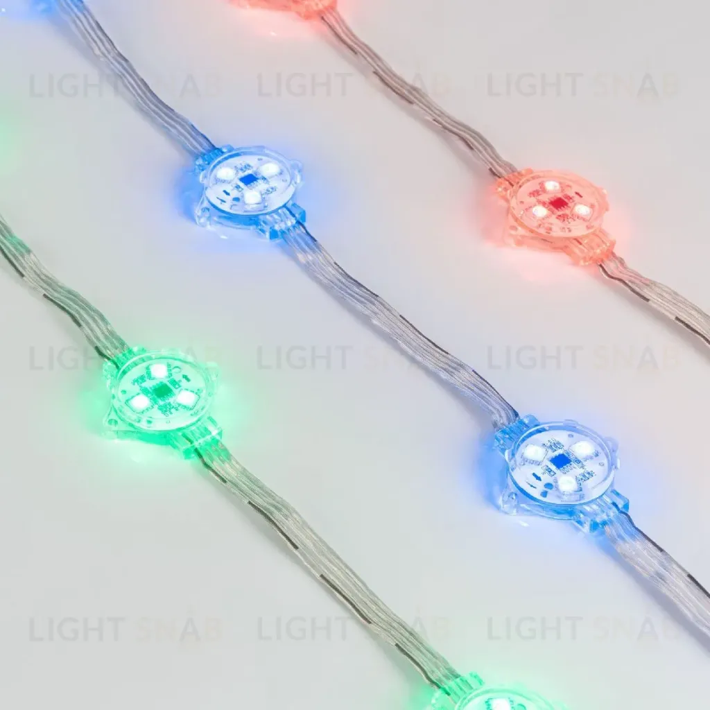 Модуль управляемый Arlight VISOR-SPI-5060-3-12V RGB 120deg (D30x16mm, 0.75W, IP68) 029377 029377