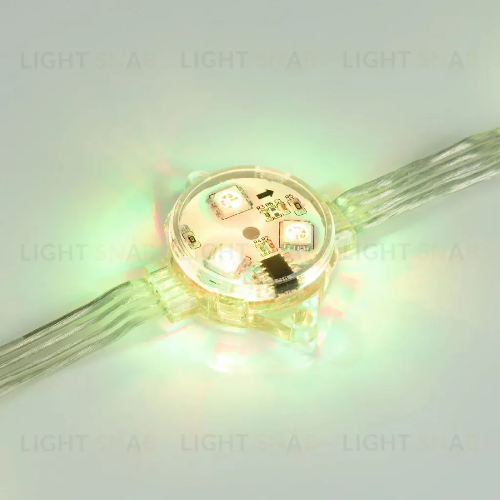 Модуль управляемый Arlight DMX-B3-D30 12V RGB (0.72W, IP68, 140 deg) 036772 036772