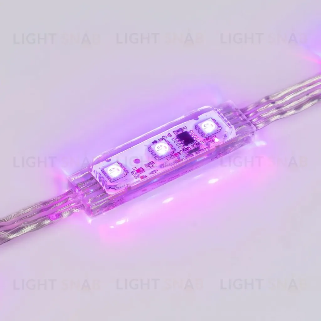 Модуль управляемый Arlight DMX-B3 12V RGB (0.72W, IP68, 140 deg) 036773 036773
