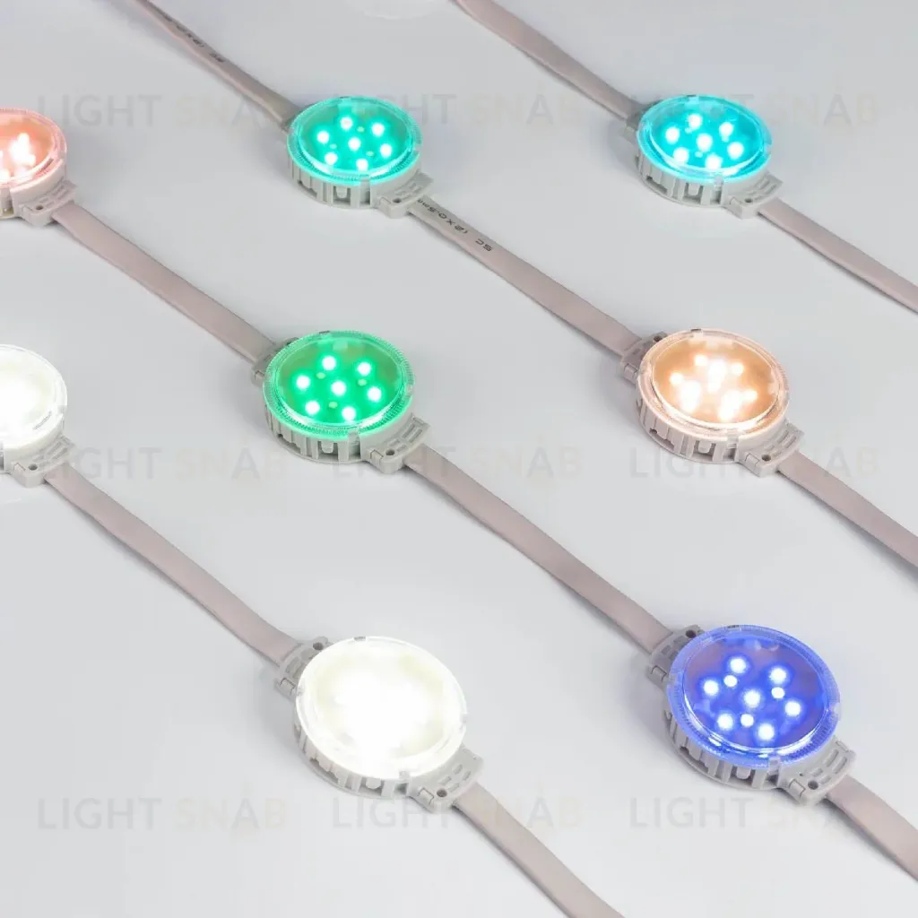 Модуль управляемый Arlight DMX-F10-D50 24V RGBW (2W, IP68, 120 deg) 036825 036825