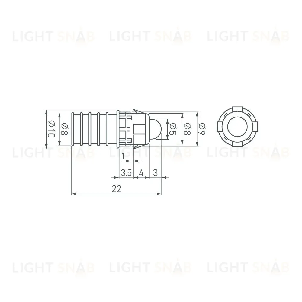 Модуль герметичный Arlight ARL-D9 12V Yellow 025877 025877