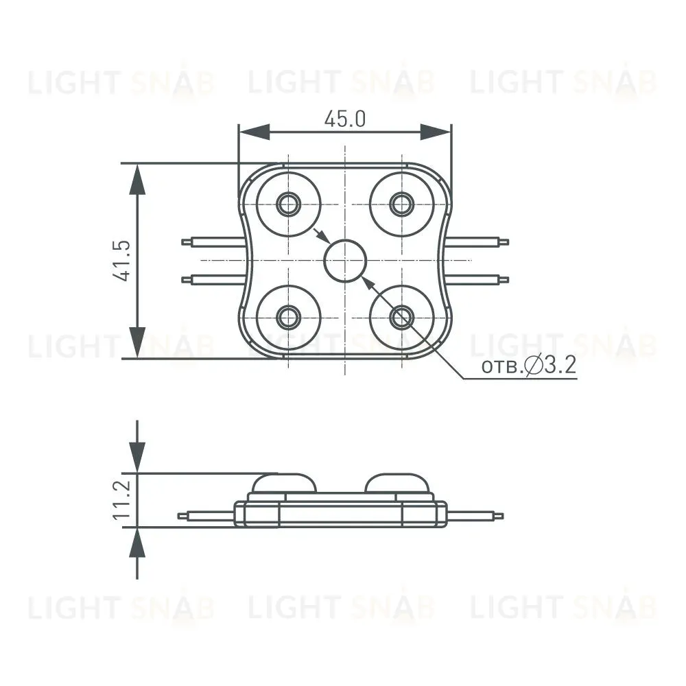 Модуль герметичный Arlight ARL-ORION-R20-12V Cool (2835, 4 LED) 026535(1) 026535(1)