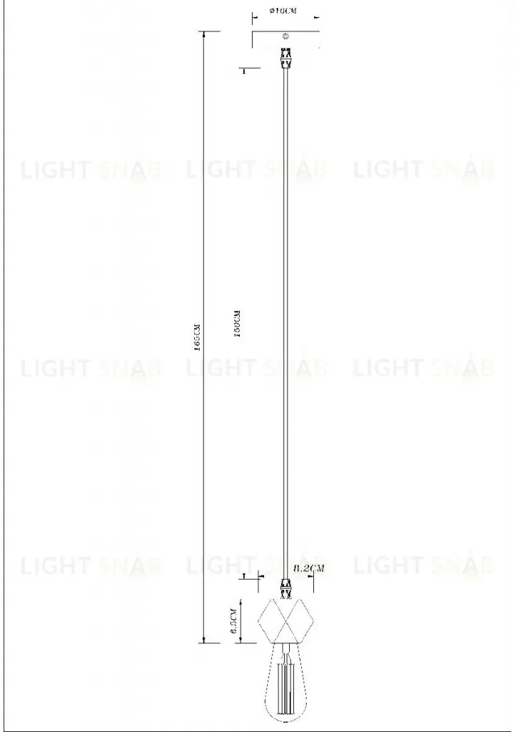 Подвесной светильник Arte Lamp Mark A7049SP-1BK A7049SP-1BK