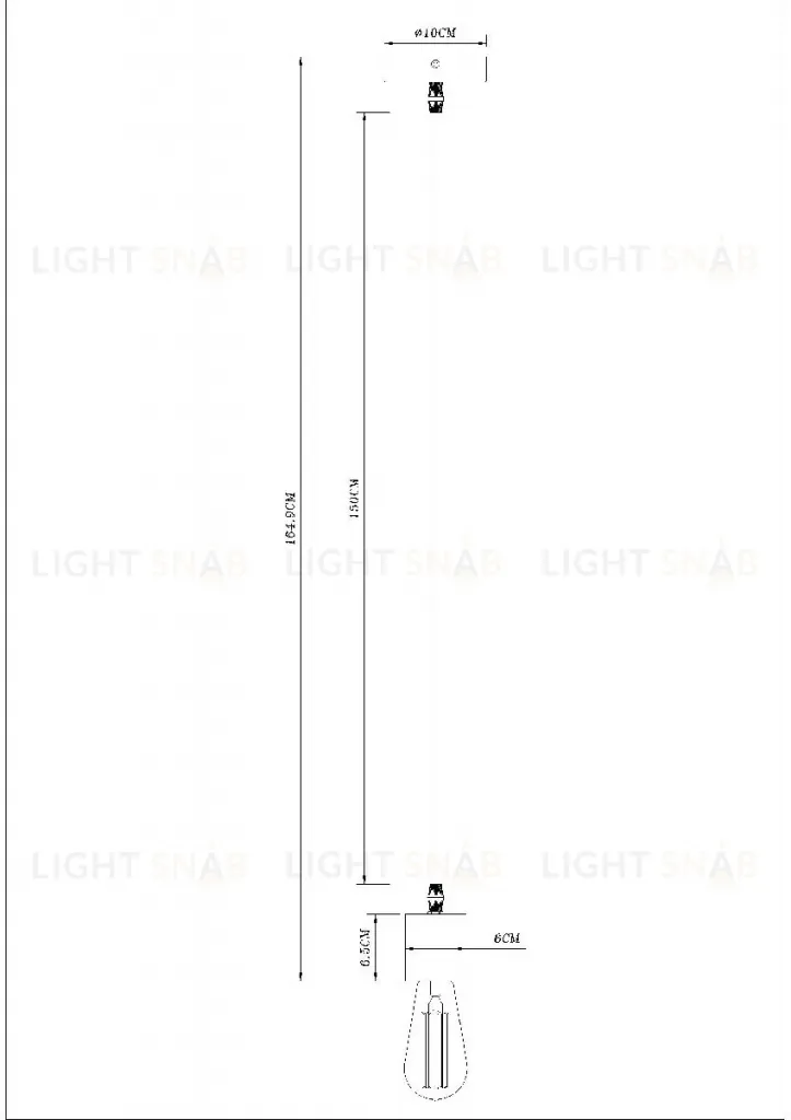 Подвесной светильник Arte Lamp Mark A7048SP-1BK A7048SP-1BK
