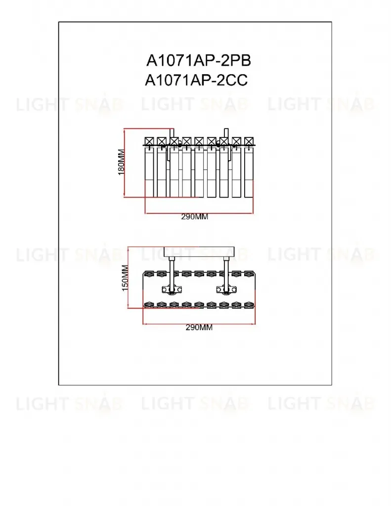 Настенный светильник Arte Lamp Mayotte A1071AP-2PB A1071AP-2PB