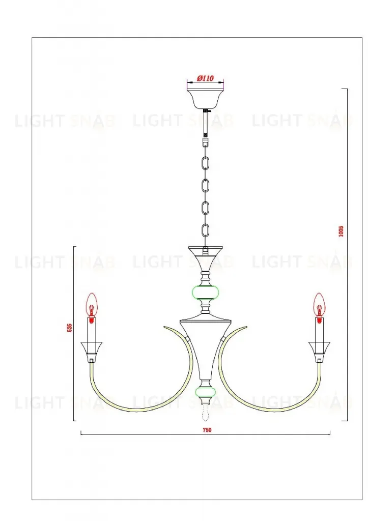 Подвесная люстра Arte Lamp Collinetta A4094LM-8WH A4094LM-8WH