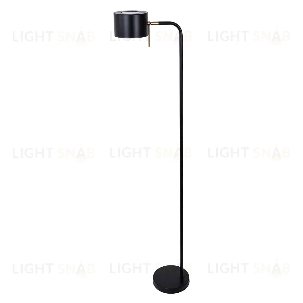 Торшер Arte Lamp Sebastian A7051PN-1BK A7051PN-1BK