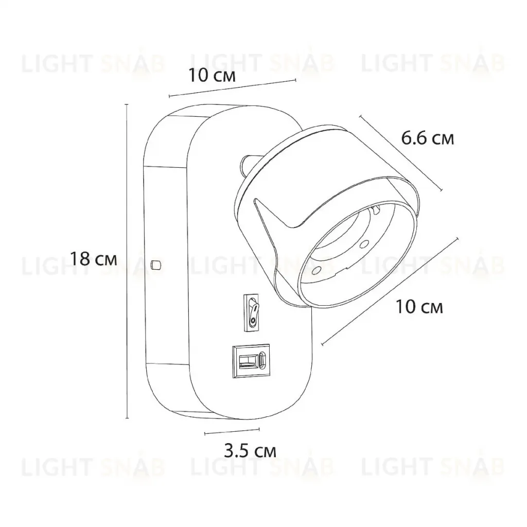 Спот Arte Lamp Amaks A8026AP-1BK A8026AP-1BK