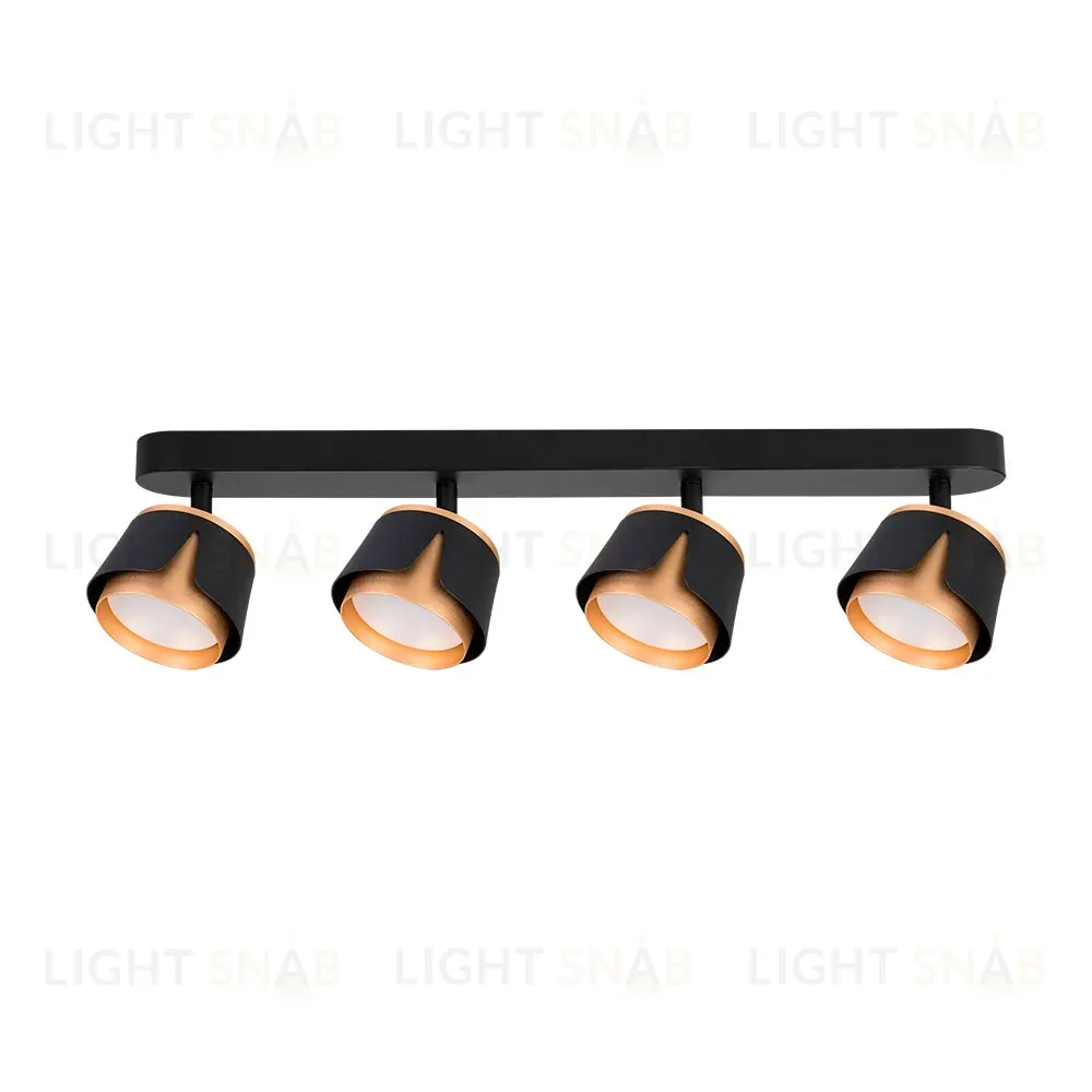 Спот Arte Lamp Amaks A8028PL-4BK A8028PL-4BK