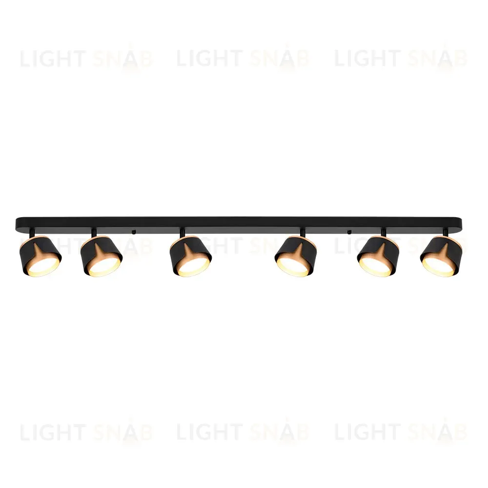Спот Arte Lamp Amaks A8028PL-6BK A8028PL-6BK