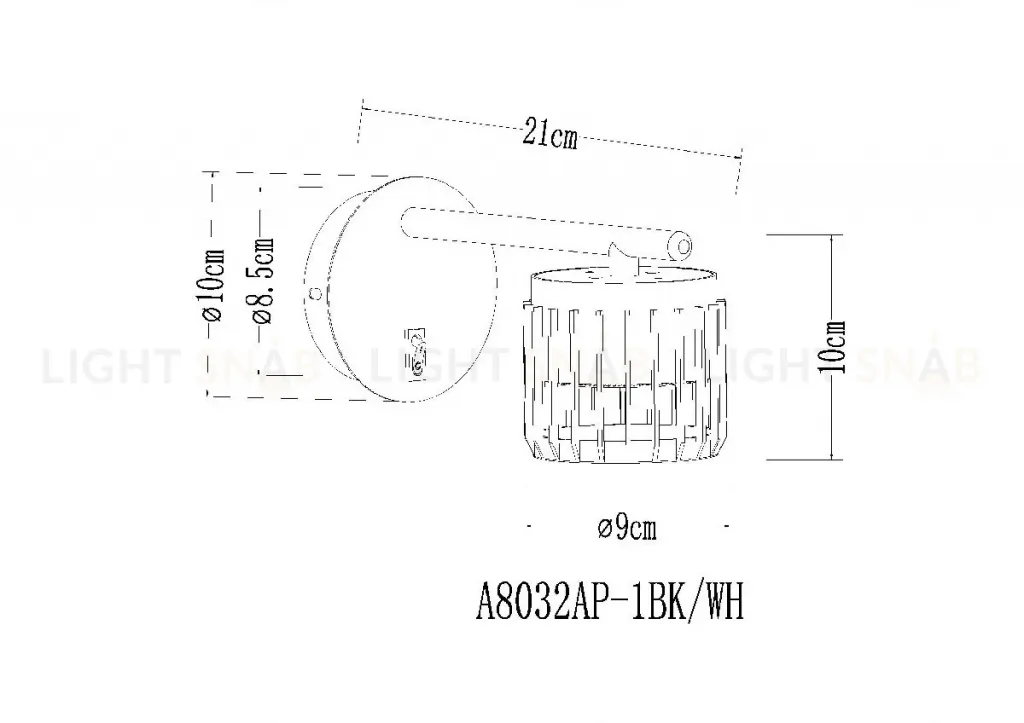 Спот Arte Lamp Atria A8032AP-1WH A8032AP-1WH